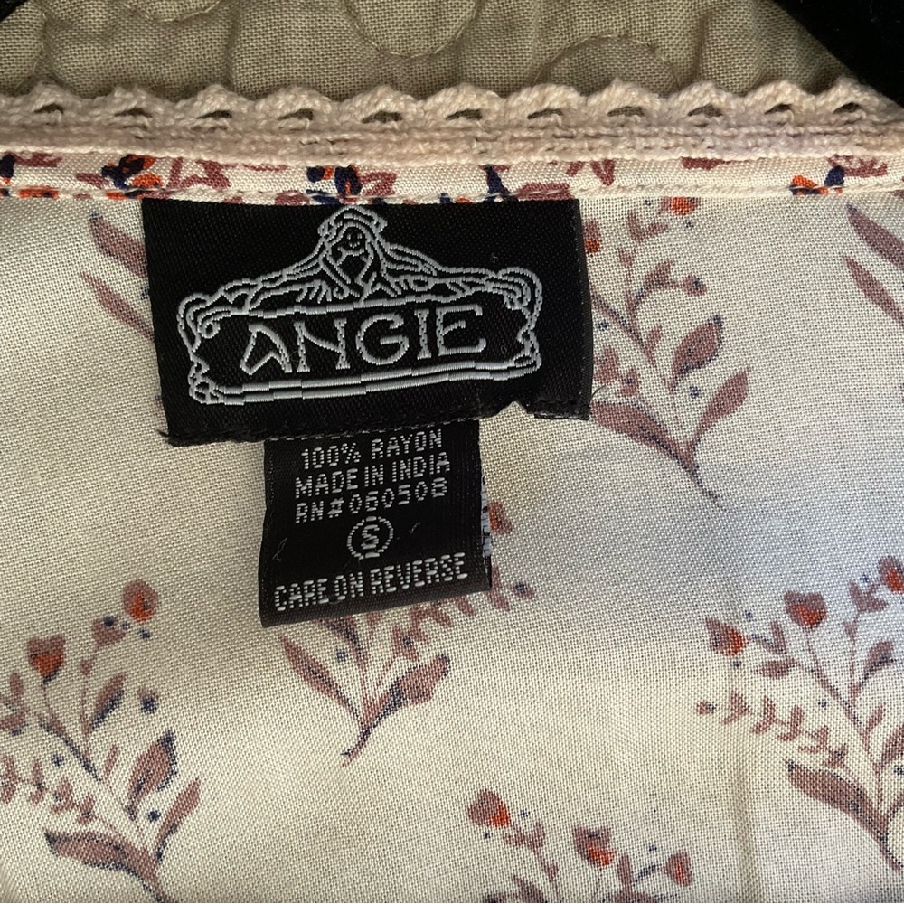 Angie Boho V-Neck Open Sleeve Maxi Dress Size Small - Picture 2 of 8